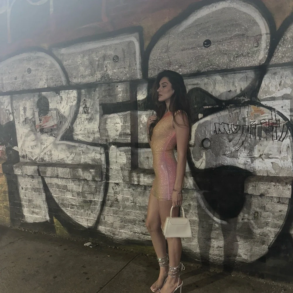 Self-Portrait Multicolor Rhinestone Mini - Picture 4 of 7